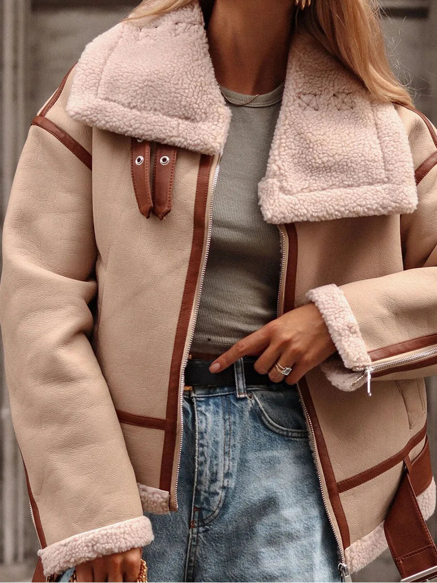 Women Patchwork Jacket